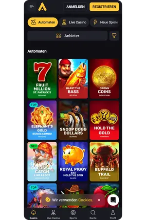 Casino-Spieleseite Amonbet Casino