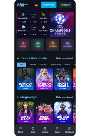 Hauptseite MyStake Casino