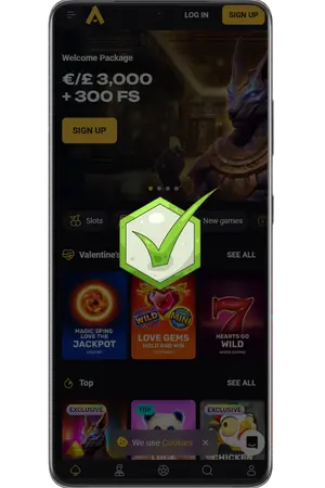 Everything is ready you have created an account at casino Sisters online